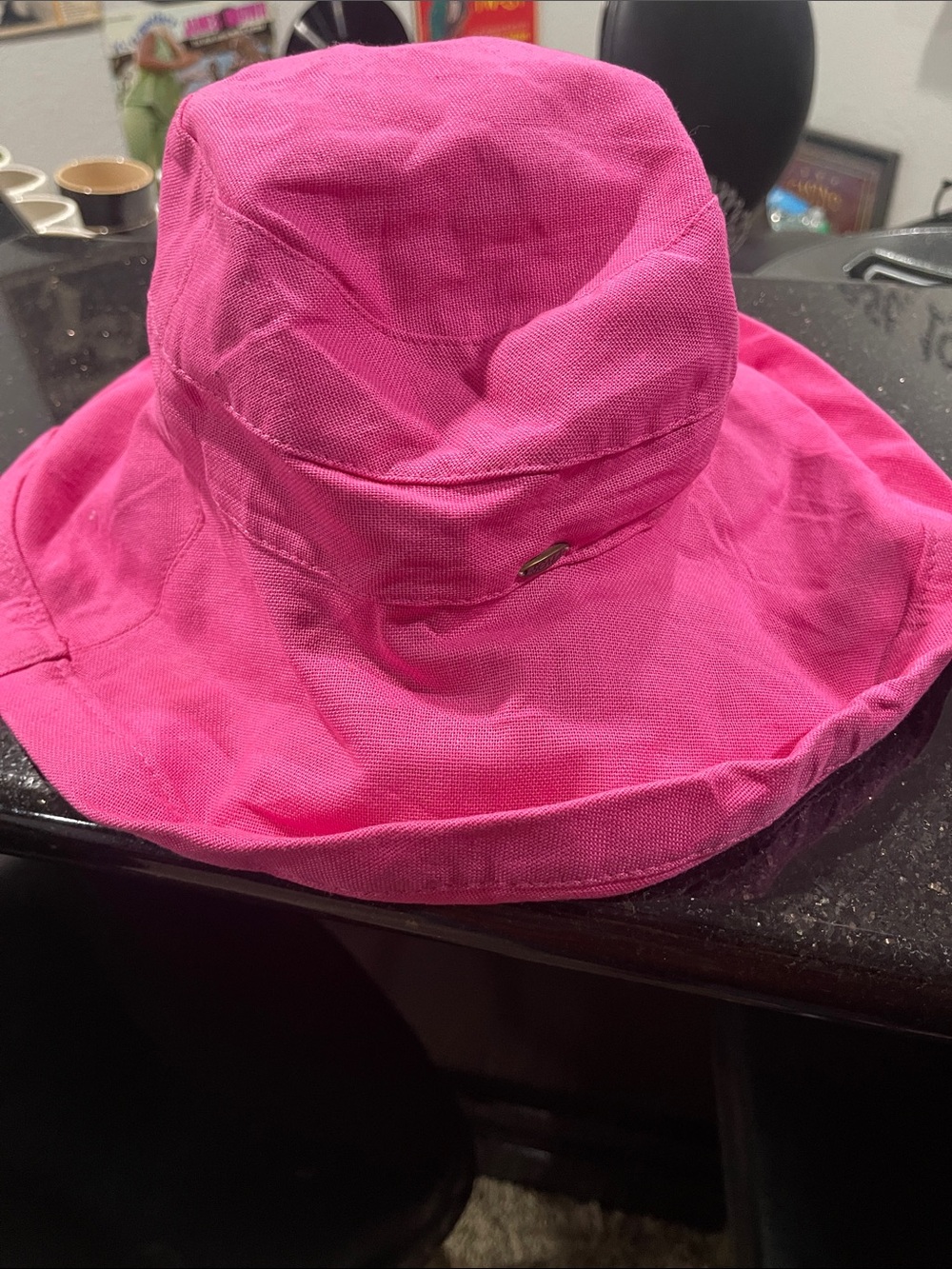 Scala Hot Pink Packable Sun Hat